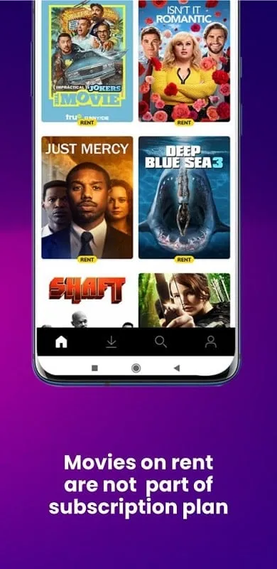 Hungama Play search function for finding specific content
