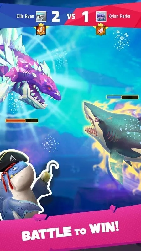 Hướng dẫn cài đặt Hungry Shark Heroes MOD APK trên điện thoại Android.