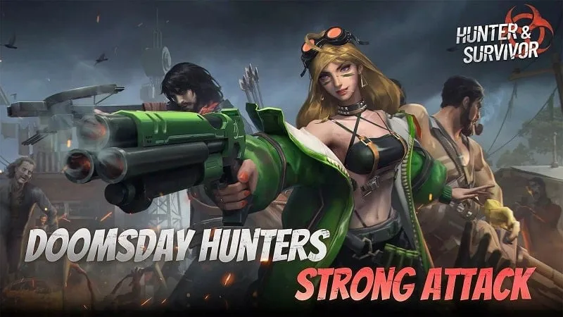 Tangkapan layar game Hunter & Survivor MOD APK