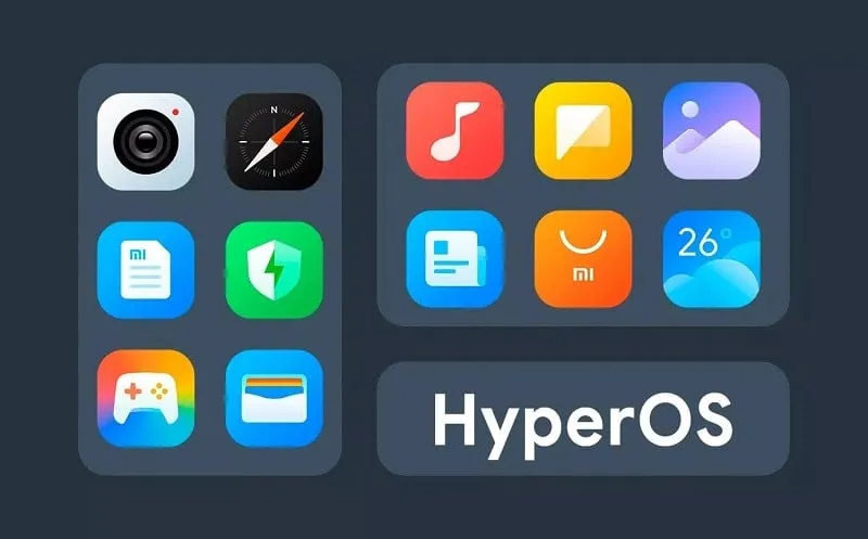 HyperOS demonstrating diverse background options