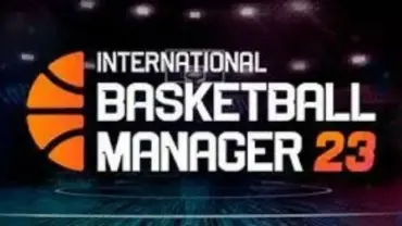Main screen of iBasketball Manager 23 displaying various options.