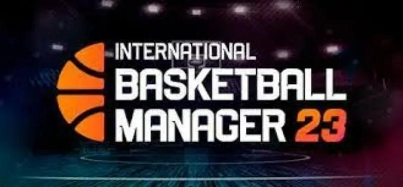 Main screen of iBasketball Manager 23 displaying various options.