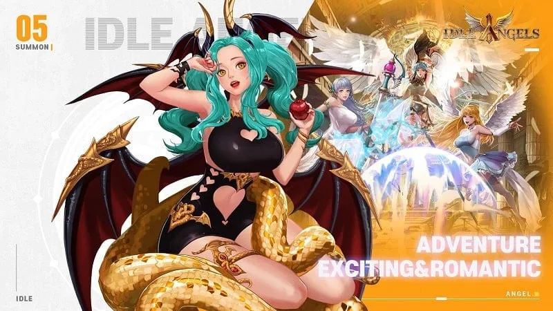 Hình ảnh minh họa lỗi khi cài đặt Idle Angels MOD APK trên Android.