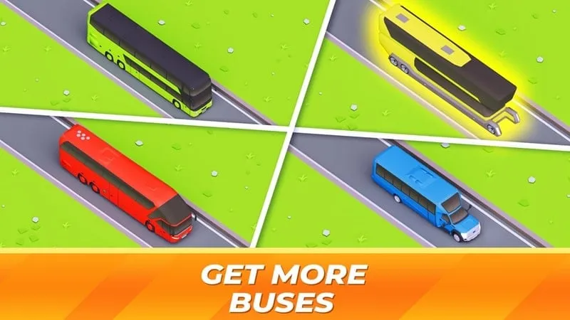 Tangkapan layar toko dalam game di Idle Bus Station yang menampilkan berbagai item yang tersedia.