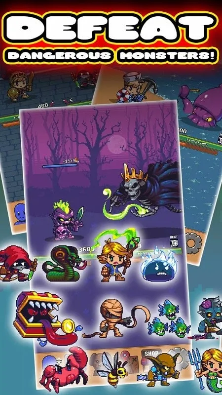 Idle Grindia Dungeon Quest mod apk dinheiro infinito