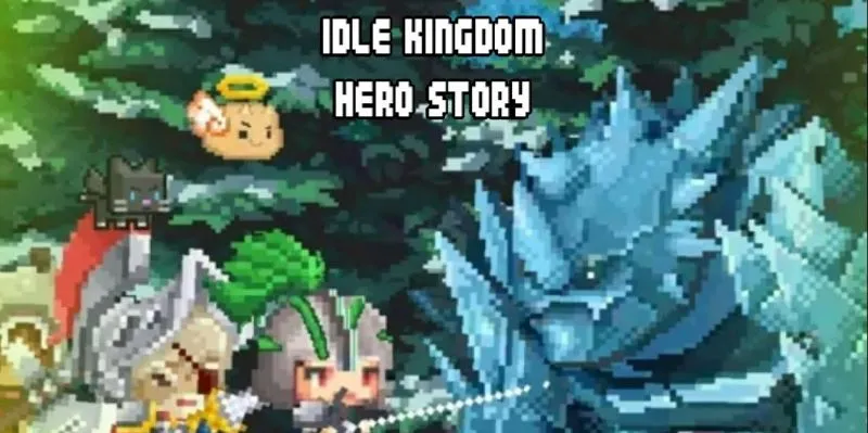 Captura de pantalla del juego Idle Kingdom Hero Story RPG.