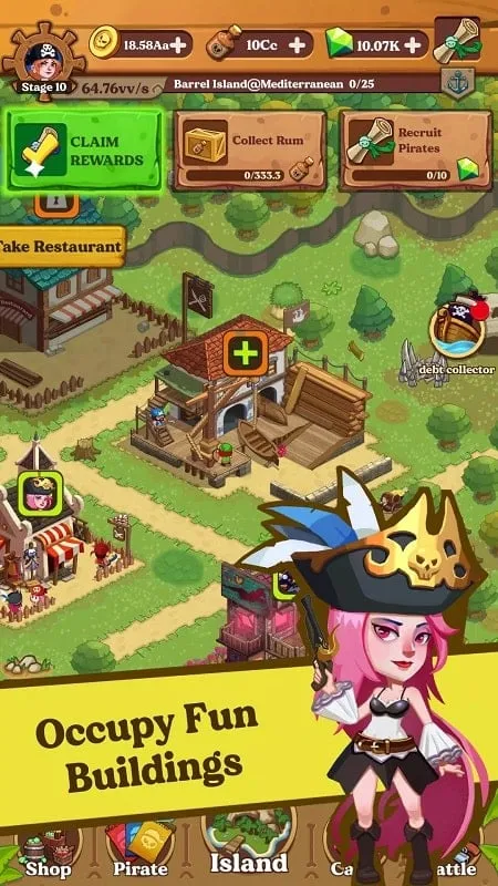 Game Idle Pirate Endless Treasure di Android