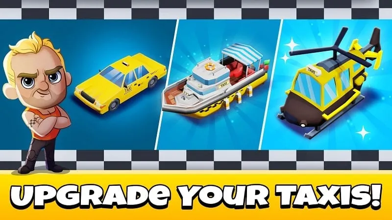 Idle Taxi Tycoon mod apk dinero infinito