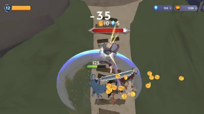 Demonstrating how to acquire weapons using the unlimited currency feature.