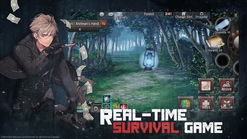 Navegando pelo menu MOD no Immortal Soul Black Survival.