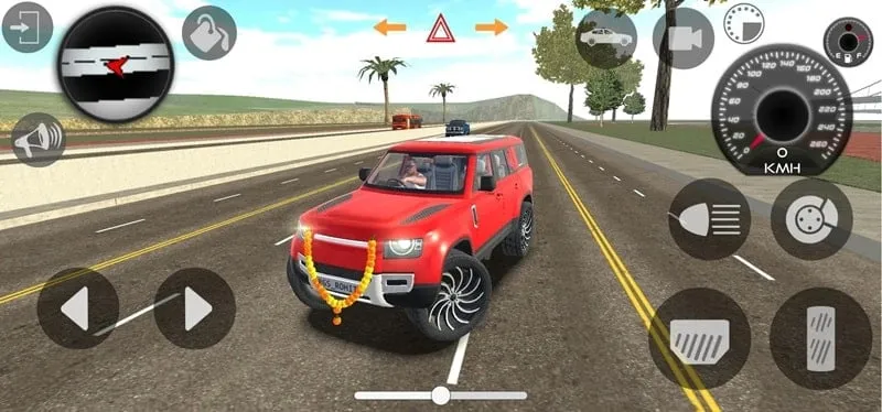 Tampilan game Indian Cars Simulator 3D Mod