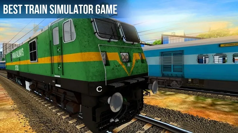 Ejemplo de cómo utilizar las Recompensas Gratis para mejorar un tren en el juego.