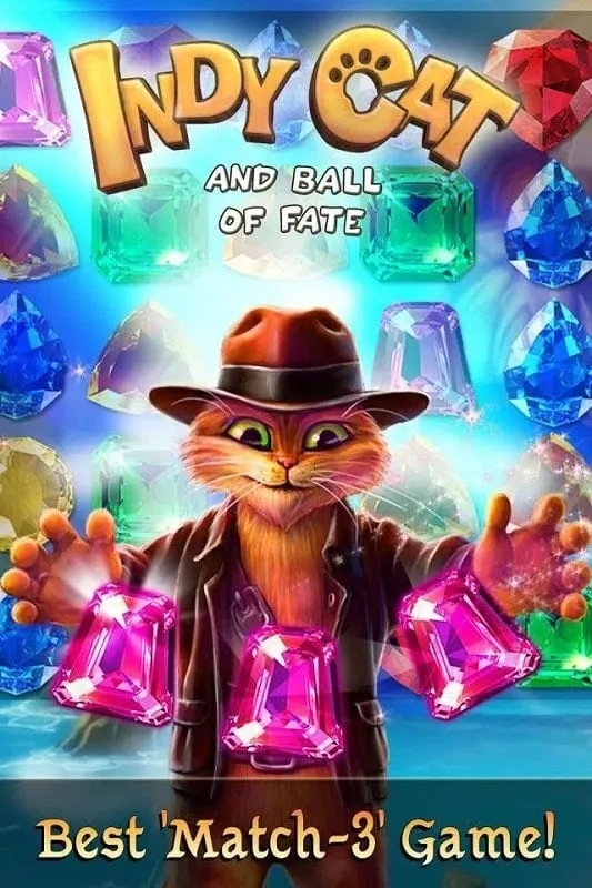 Indy Cat gameplay on a mobile device.