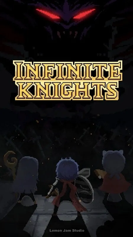 Chiến đấu với kẻ thù formidable trong các chiều không gian khác nhau trong Infinite Knights MOD.