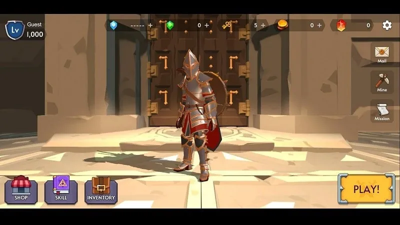 Infinity Master Character with Weapons