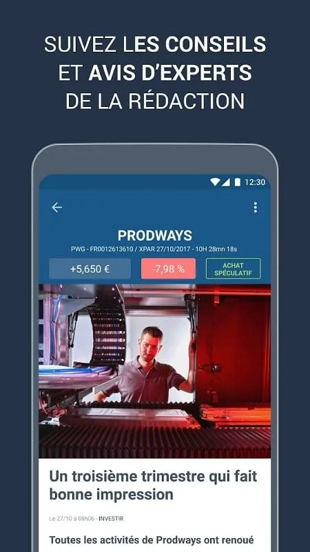 Hướng dẫn tải xuống Investir bourse et finance mod apk
