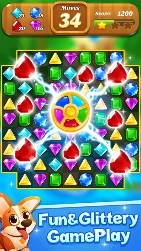 Hướng dẫn cài đặt Jewel & Gems Mania 2023 MOD APK trên điện thoại Android.