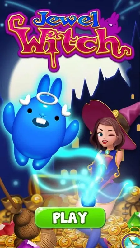 Guia passo a passo para baixar e instalar o Jewel Witch MOD APK em um celular Android.