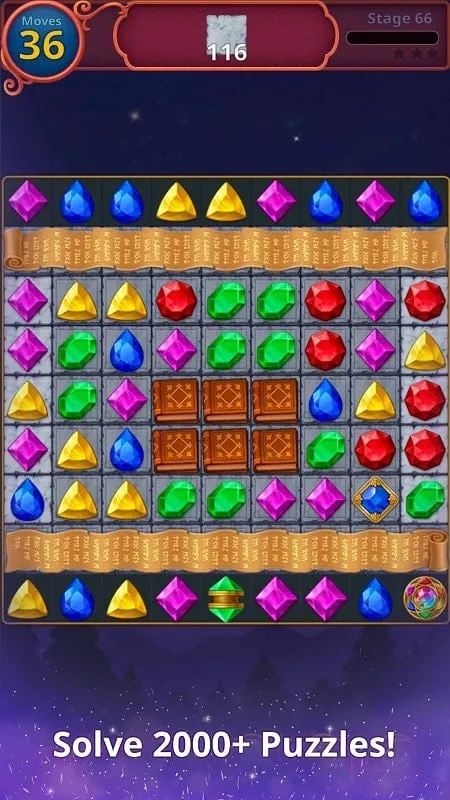 Jewels Magic Mystery Match3 Mod Apk untuk Android