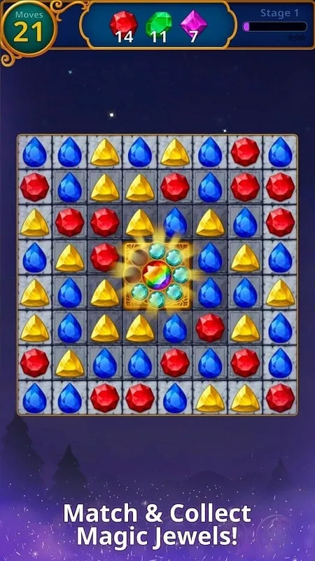 Download Jewels Magic Mystery Match3 Mod Apk