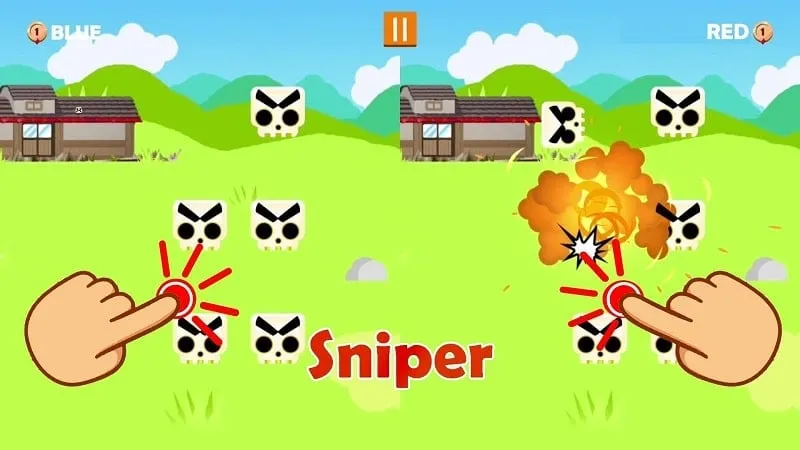 Demonstration of the unlimited money feature in Jumping Ninja 2 Player Games MOD APK.