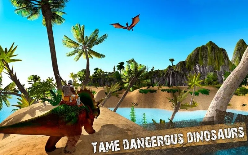 Proses download Jurassic Survival Island MOD APK.