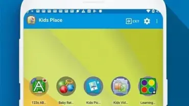 Kids Place mod interface showing premium features