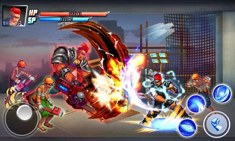 King of Fighting gameplay screenshot.