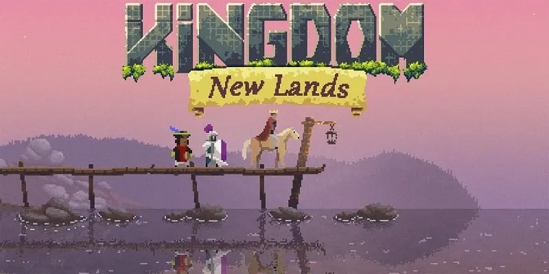 Starting screen of Kingdom: New Lands.