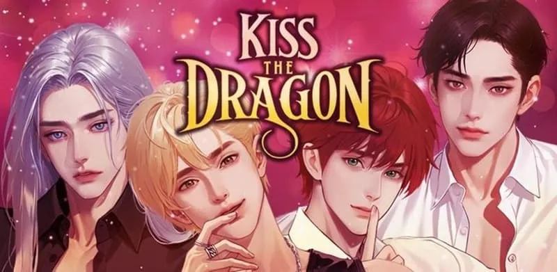 Hình ảnh màn hình chính của Kiss the Dragon hiển thị các tùy chọn nhân vật.