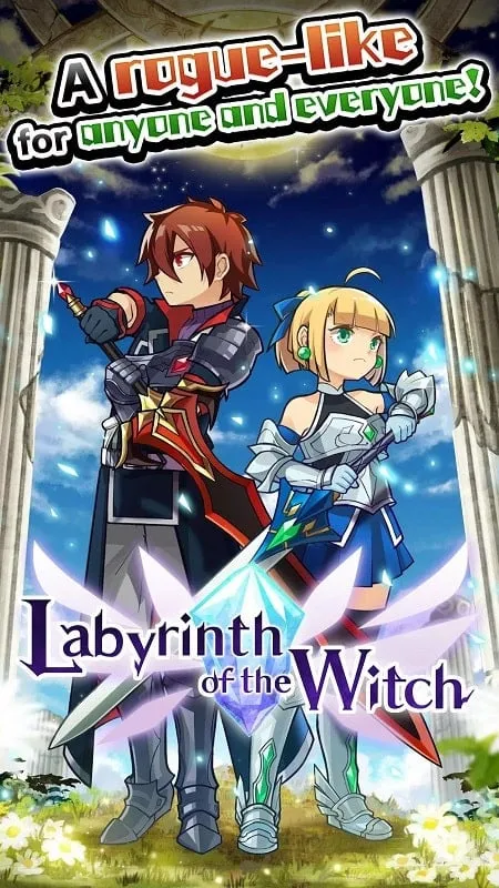 Pantalla de selección de personaje en Labyrinth of the Witch.