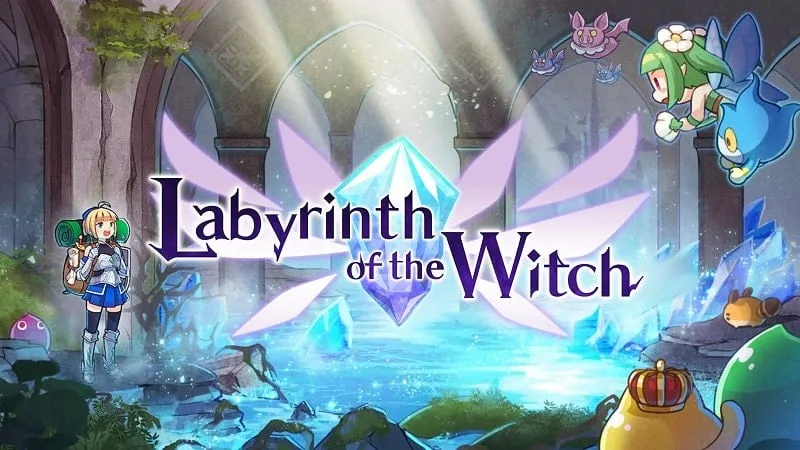 Pantalla principal del juego Labyrinth of the Witch.