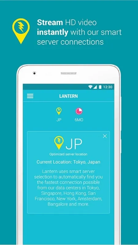 Lantern MOD APK - Solução para bloqueios geográficos