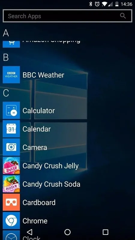 Launcher 10 mod apk mostrando funciones de personalización