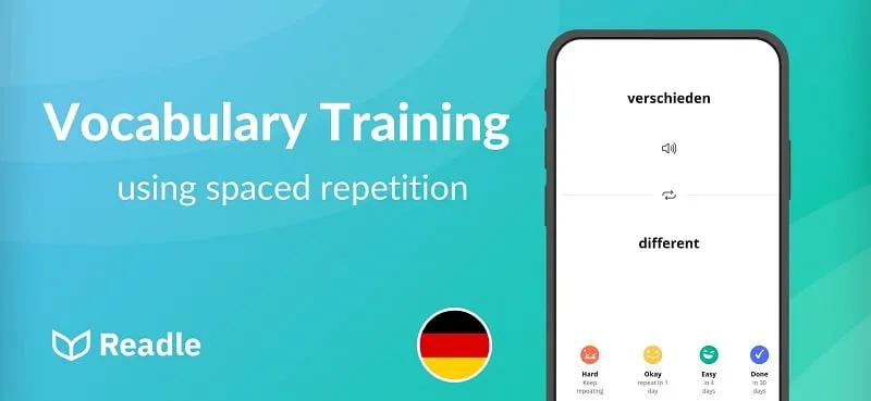 Visão geral dos recursos do mod Learn German