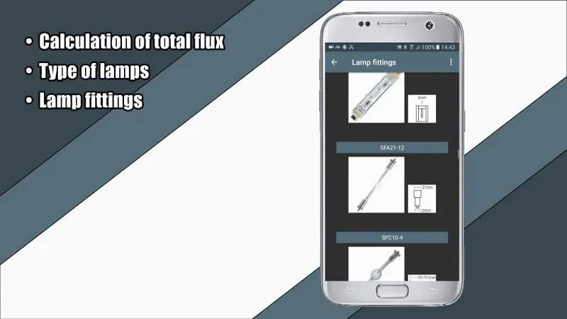 Aplicación Lighting Calculations para Android