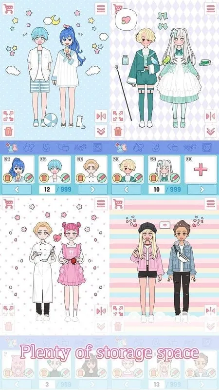 Compartiendo personajes personalizados en Lily Diary MOD.