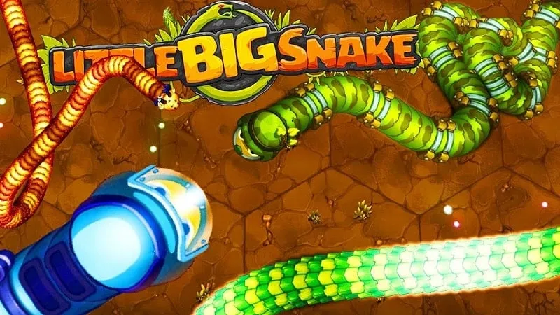 Hình ảnh gameplay của Little Big Snake.