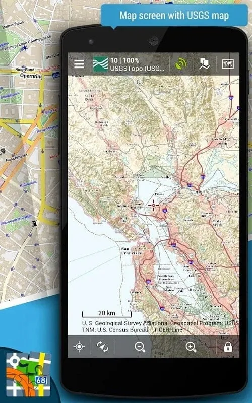 Fitur mod Locus Map Pro Navigation