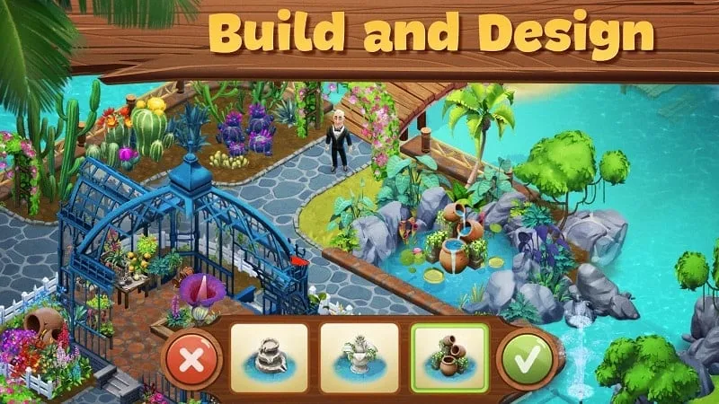 In-game screenshot showing unlimited lives in Lost Island MOD APK.