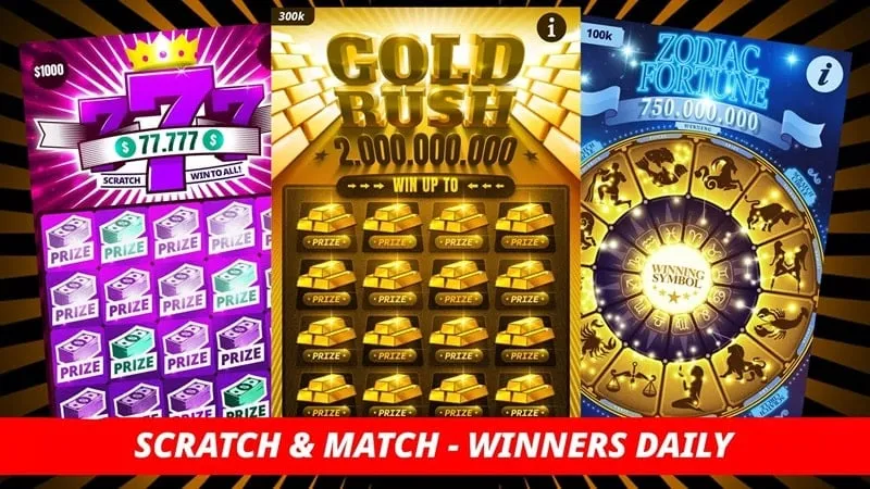 Game cào thẻ xổ số Lottery Scratchers