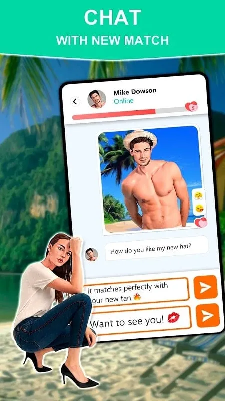 Love Chat Virtual Dating Game Mod Apk terbaru