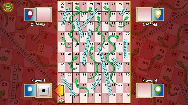 Playing Ludo King with friends.