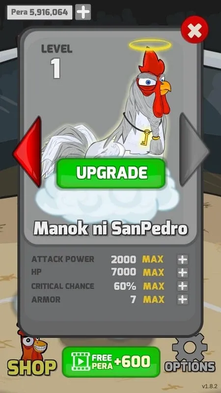 Recursos do mod Manok Na Pula