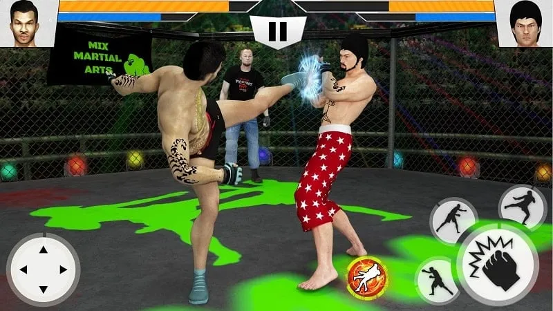 Baixando Martial Art Cage Battle King MOD APK em um Dispositivo Android.