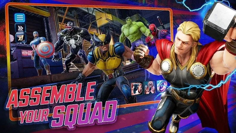 Tải game MARVEL Strike Force Squad RPG mod apk