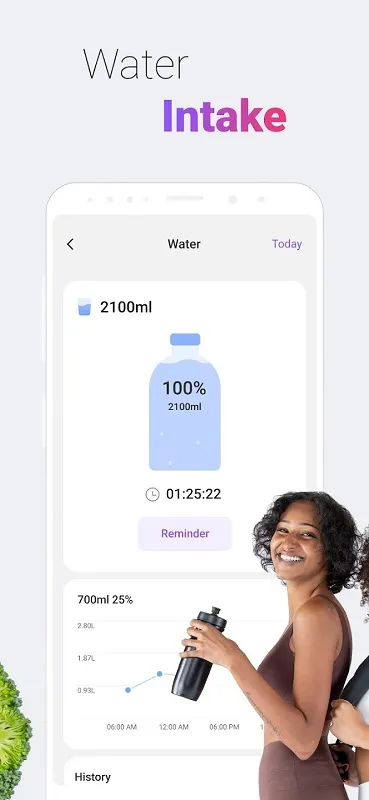 Mejor mod app displaying personalized training plan