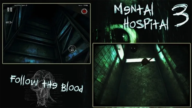 Screenshot do cenário do Mental Hospital III Remastered.