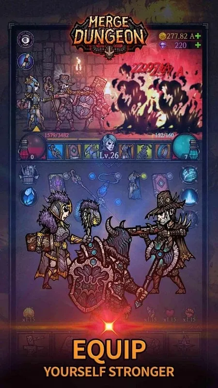 Solucionando problemas comunes en Merge Dungeon MOD APK.