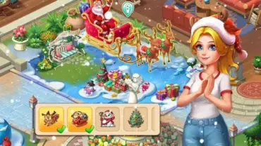 Restoring a run-down building in Merge Romance.